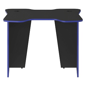 Игровой компьютерный стол SKILLL SKL 100CB, антрацит/синий, 1000х850х755 мм